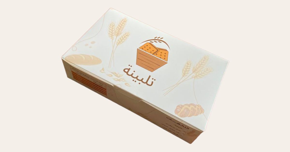 عبوه 1 كيلو من بسكويت التلبينه بالخليط الطبيعي